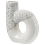 Διάτρητο Βάζο 'Poppy' Κεραμικό Λευκό 5x14x15cm - Image 2