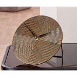 Floor/Table Ρολόι "Rapa" Αλουμίνιο Μπρούντζινο PU L. 155 cm D. 205 cm - Image 2