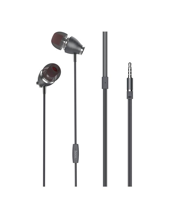 5465 HOCO M28 ARIOSE UNIVERSAL EARPHONES WITH MIC ΜΑΥΡΟ - Image 1