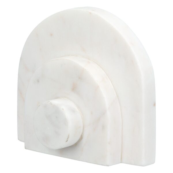 Βιβλιοθήκες Μάρμαρο Μπεζ Λευκό 12X5X11Cm 12X5X11Cm