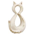 Φιγούρα Γάτα 'Catty' Κεραμικό Κρεμ 6x11x17cm