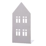 Κηροπήγιο Σπιτάκι 'Casita' Ατσάλι Ασημί 8x11.5x25cm