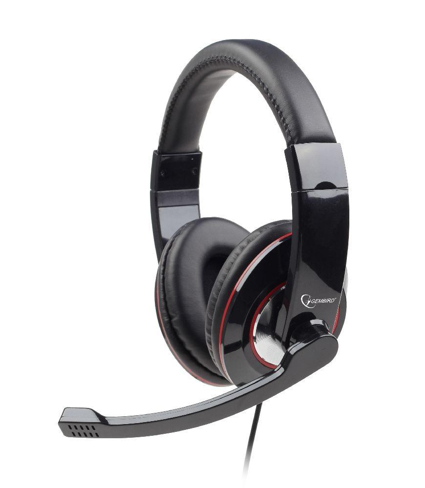 568 GEMBIRD HEADSET ΜΑΥΡΟ MHS-001 - Image 1