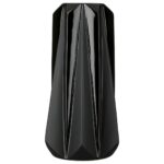 Βάζο Κωνικό Κεραμικό Μαύρο D14X25Cm D14X25Cm