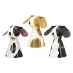 Φιγούρα φράχτη Dog Metal White Assorted 3 Times 7X6X7Cm 7X6X7Cm - Image 2