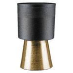 Ζαρντινιέρα Κυλινδρικό Αλουμίνιο Μαύρο D22X34Cm D22X34Cm - Image 2