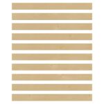 Τάβλες κρεβατιού από φυσικό ξύλο 150x200