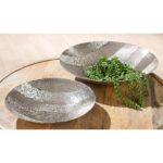 Μπολ ArteLibre Ασημί Αλουμίνιο Φ32x7cm - Image 2