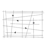 Photo Θήκη "Mikado" Μέταλλο Μαύρο PU 4 60x1x40cm