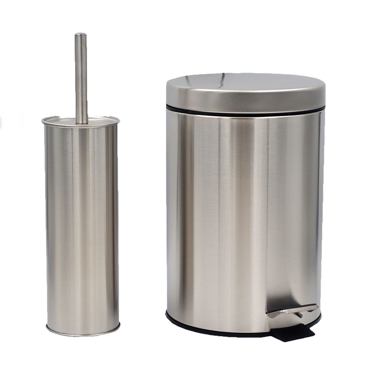 700-00574 Σετ πιγκάλ-κάδος "STEEL" 7L ανοξείδωτος σε ασημί χρώμα - Image 1