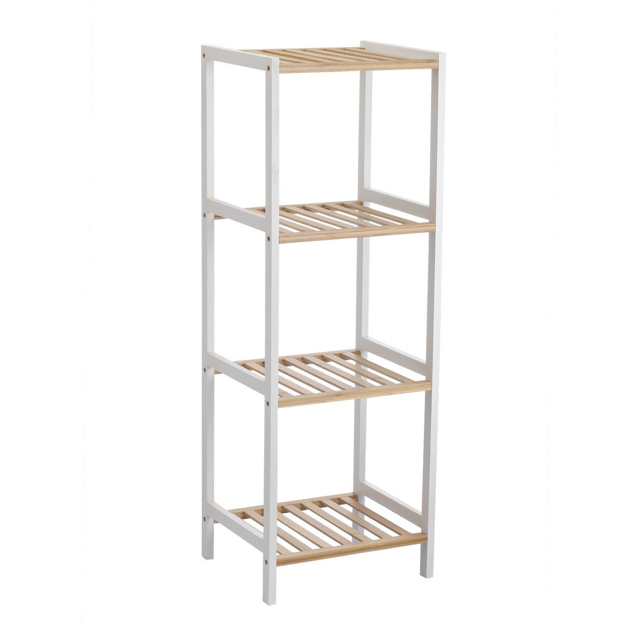 700-01137 Ραφιέρα kit απο mdf σε χρώμα λευκό/σονόμα 35x35x100 - Image 1