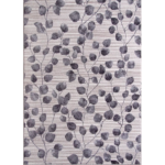 Χαλί "FAYNO" σε χρώμα μπεζ με γκρι φύλλα 80x150