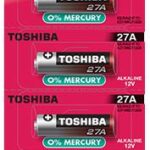 ΜΠΑΤΑΡΙΕΣ TOSHIBA ΑΛΚΑΛΙΚΕΣ 27A (1 TEM)