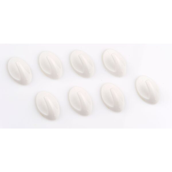 Αυτοκόλλητοι Γάντζοι Τοίχου 4/6/8Τμχ Λευκοί