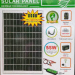 Φορητό Ηλιακό Πάνελ 55W – Ενέργεια Παντού, Όποτε τη Χρειάζεσαι