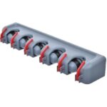 Επιτοίχια Βάση Οργάνωσης για Σκούπες & Εργαλεία με 5 θέσεις