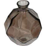Βάζο ArteLibre Καφέ Ανακυκλωμένο Γυαλί 16x16x18cm
