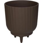 Κασπώ ArteLibre Καφέ Αλουμίνιο 17x17x20cm