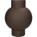 Βάζο ArteLibre Καφέ Μέταλλο 20x20x27cm - Image 2