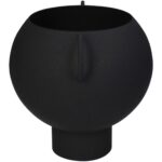 Κασπώ ArteLibre Μαύρο Μέταλλο 19.5x17.5x17cm - Image 2