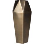 Βάζο ArteLibre Μπρονζέ Μέταλλο 11.5x11.5x25.5cm - Image 2