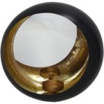 Καθρέπτης ArteLibre Μαύρο Μέταλλο 29x13x27cm