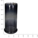 Κηροπήγιο ArteLibre Γκρι Γυαλί 15.5x15.5x30.5cm - Image 2