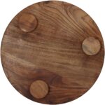 Δίσκος ArteLibre Καφέ Ξύλο 35x35x4.4cm - Image 2