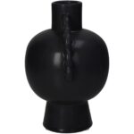 Βάζο ArteLibre Μαύρο Κεραμικό 17.4x13.7x20.5cm - Image 2