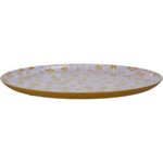Δίσκος ArteLibre Λουλούδια Πολύχρωμο Μέταλλο 33x33x1.8cm - Image 2