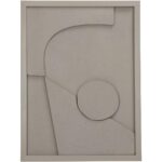 Διακοσμητικό Τοίχου ArteLibre Μπεζ Χαρτί 30x3x40cm