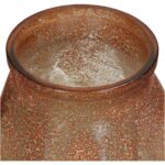 Βάζο ArteLibre Ώχρα Ανακυκλωμένο Γυαλί 17x17x19cm - Image 2