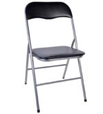 Kαρέκλα πτυσσόμενη ArteLibre Regale Μαύρο 44x48x82cm - Image 2