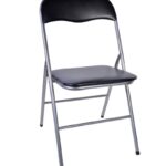 Kαρέκλα πτυσσόμενη ArteLibre Regale Μαύρο 44x48x82cm