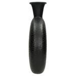 Βάζο ArteLibre Μαύρο Μέταλλο 29x11x36cm - Image 2
