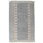 Χαλί ArteLibre Μαύρο Βαμβακερό 120x180cm