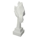 Διακοσμητικό ArteLibre Πρόσωπο Λευκό Polyresin 15.5x13x33cm - Image 2