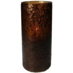 Κηροπήγιο ArteLibre Amber Γυαλί 12x12x20cm - Image 2