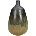 Βάζο ArteLibre Κίτρινο Κεραμικό 13x13x20.5cm