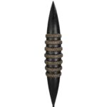 Διακοσμητικό ArteLibre Tribal Μαύρο Polyresin 10x10x55cm - Image 2