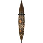 Διακοσμητικό ArteLibre Tribal Καφέ Polyresin 10X10X65cm - Image 2