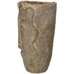 Κασπώ ArteLibre Πρόσωπο Χρυσό Τσιμέντο 13x12.5x17.5cm - Image 2