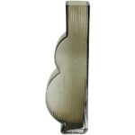 Βάζο ArteLibre Καφέ Γυαλί 10x5x34.5cm