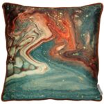 Μαξιλάρι ArteLibre Αχάτης Πολύχρωμο Βελούδο 45x45cm