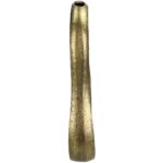 Βάζο ArteLibre Χρυσό Αλουμίνιο 22x6.5x35cm - Image 2
