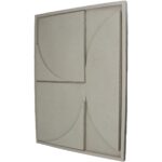 Διακοσμητικό Τοίχου ArteLibre Μπεζ Polyresin 49.5x4.5x69.5cm - Image 2